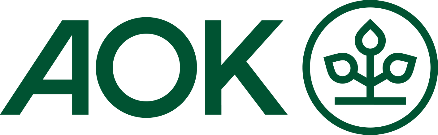 AOK Logo mit Unterzeile RGB